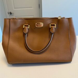 Michael Kors caramel color handbag